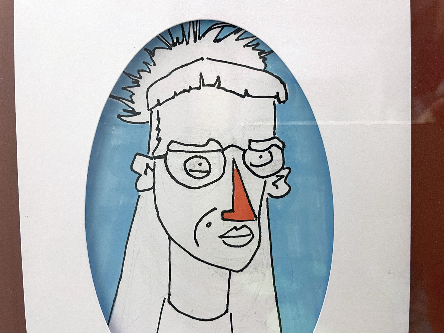 Me. Drawing by Øistein Holm Bergesen (December 2020)
