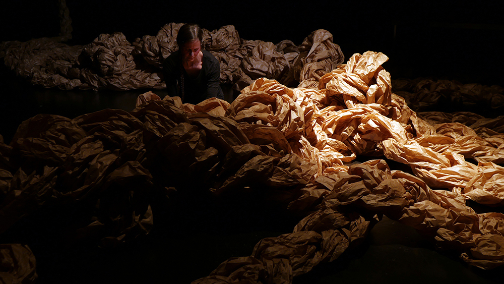 SILENT SHADOWS OF THE PAST – by Sandra Krah (artist's photo)