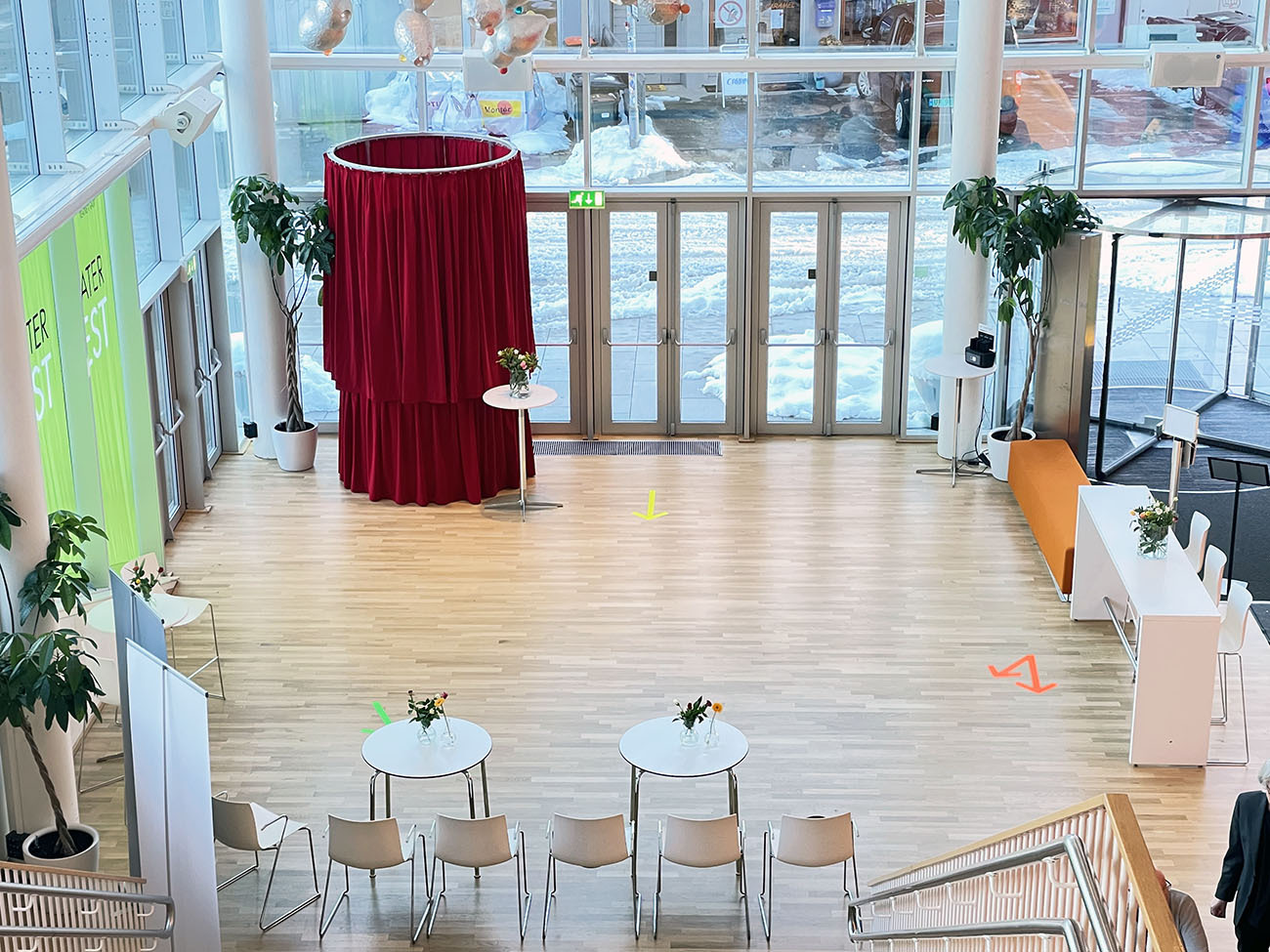 Teaterskulptur på Moldefest
