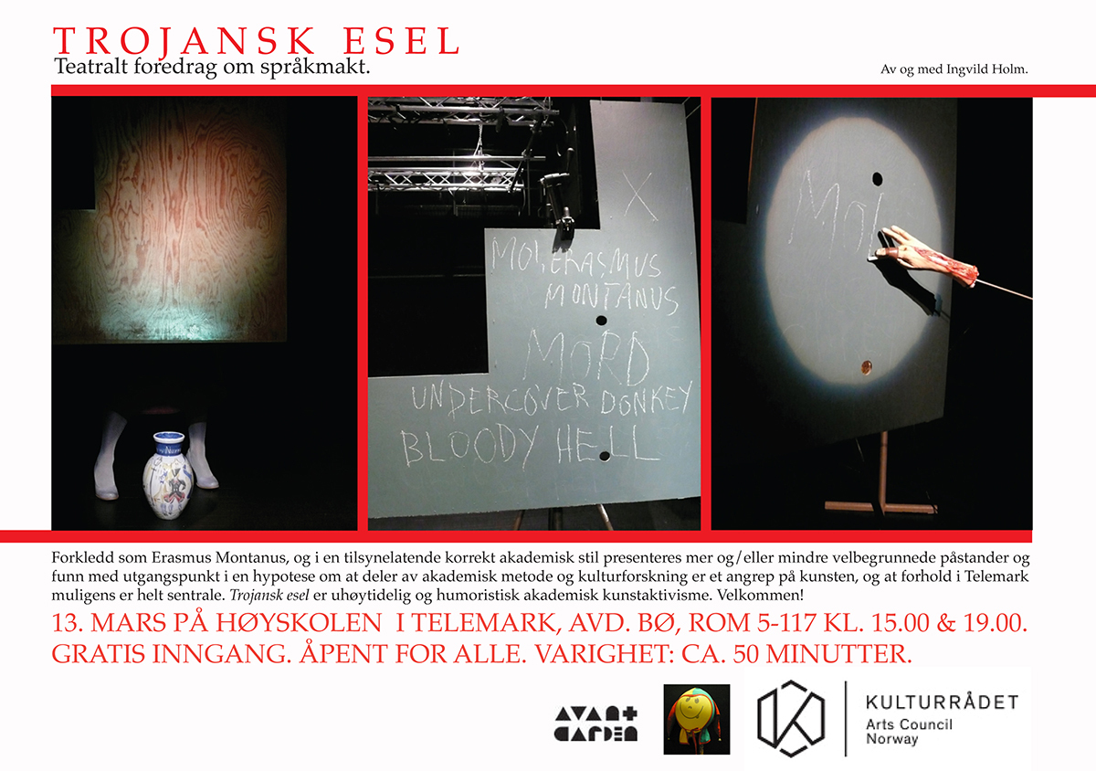 Trojansk Esel Plakat